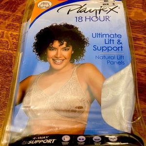 Playtex 18 Hour Wirefree Ultimate Lift & Support Bra 48C NIP